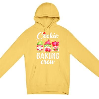 Cooking Lover Christmas Gnomes Cookie Baking Crew Pajamas Gift Premium Pullover Hoodie