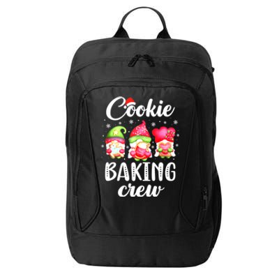 Cooking Lover Christmas Gnomes Cookie Baking Crew Pajamas Gift City Backpack