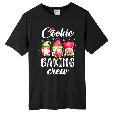 Cooking Lover Christmas Gnomes Cookie Baking Crew Pajamas Gift Tall Fusion ChromaSoft Performance T-Shirt