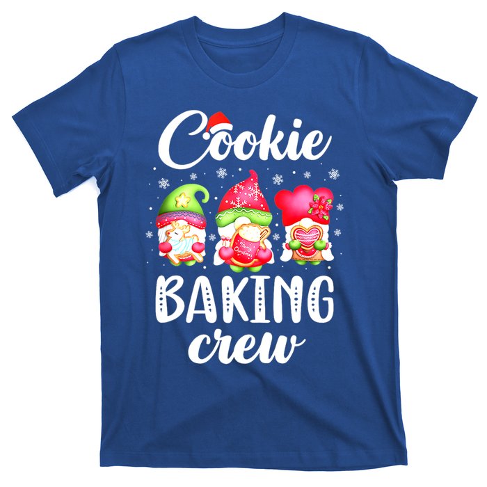 Cooking Lover Christmas Gnomes Cookie Baking Crew Pajamas Gift T-Shirt