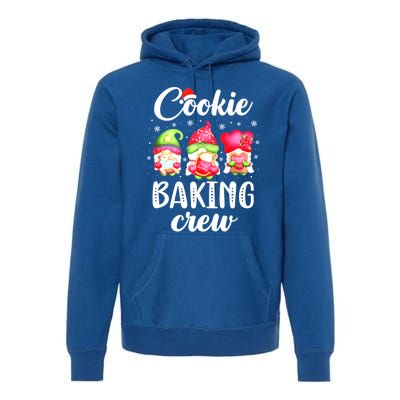 Cooking Lover Christmas Gnomes Cookie Baking Crew Pajamas Gift Premium Hoodie