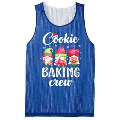 Cooking Lover Christmas Gnomes Cookie Baking Crew Pajamas Gift Mesh Reversible Basketball Jersey Tank