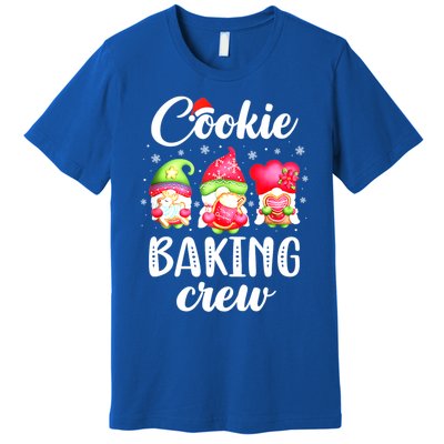 Cooking Lover Christmas Gnomes Cookie Baking Crew Pajamas Gift Premium T-Shirt