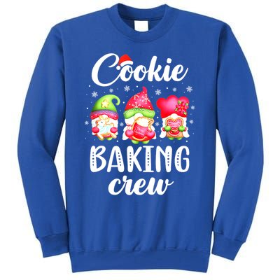 Cooking Lover Christmas Gnomes Cookie Baking Crew Pajamas Gift Tall Sweatshirt