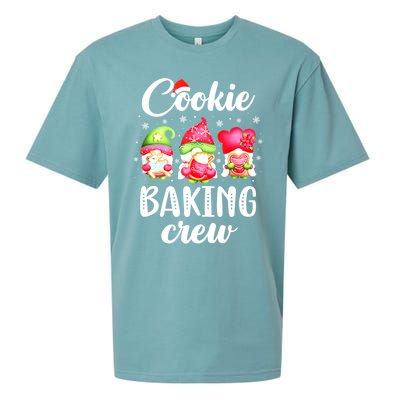 Cooking Lover Christmas Gnomes Cookie Baking Crew Pajamas Gift Sueded Cloud Jersey T-Shirt