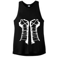 Chalk Line Cm Punk Fists Straight Edge Ladies PosiCharge Tri-Blend Wicking Tank