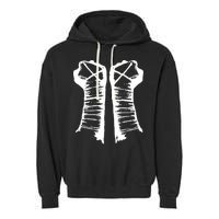 Chalk Line Cm Punk Fists Straight Edge Garment-Dyed Fleece Hoodie