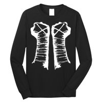 Chalk Line Cm Punk Fists Straight Edge Long Sleeve Shirt