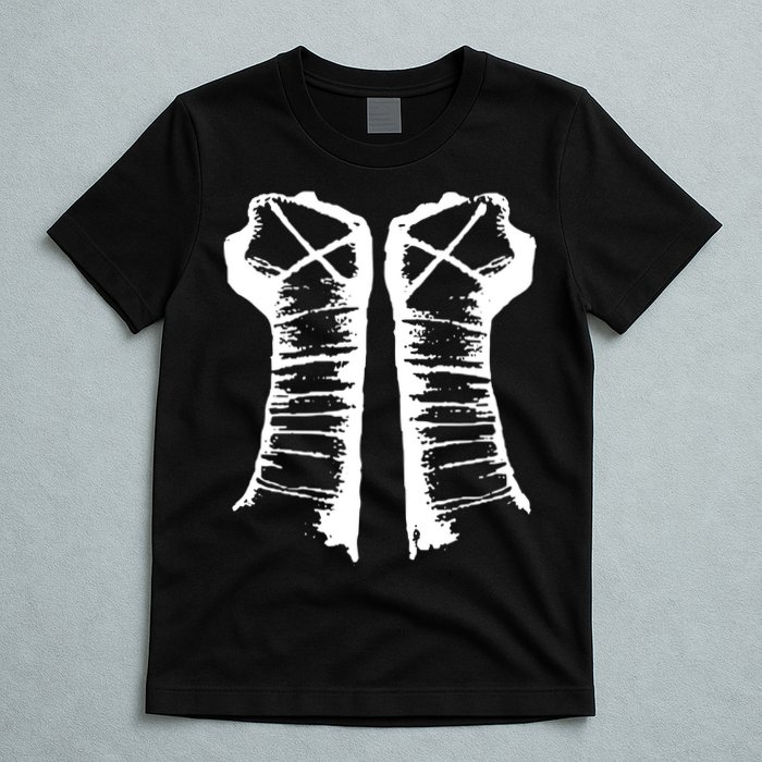 Chalk Line Cm Punk Fists Straight Edge T-Shirt
