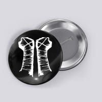 Chalk Line Cm Punk Fists Straight Edge Button