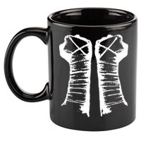 Chalk Line Cm Punk Fists Straight Edge 11oz C Handle Ceramic Mug