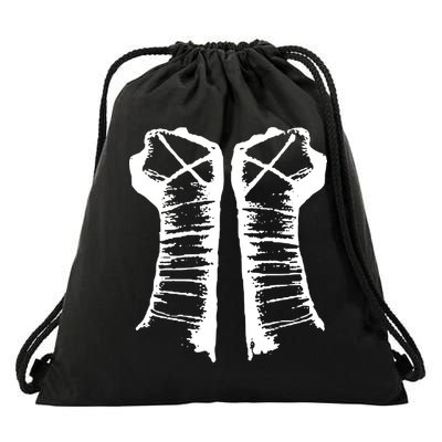 Chalk Line Cm Punk Fists Straight Edge Drawstring Bag