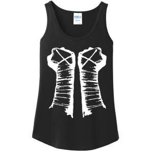 Chalk Line Cm Punk Fists Straight Edge Ladies Essential Tank