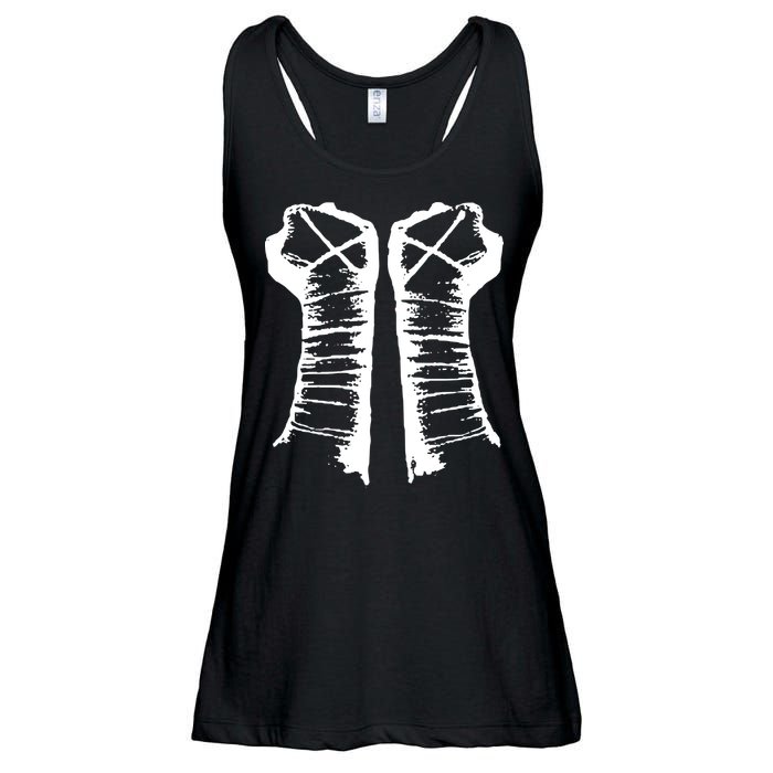 Chalk Line Cm Punk Fists Straight Edge Ladies Essential Flowy Tank