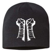 Chalk Line Cm Punk Fists Straight Edge Sustainable Beanie