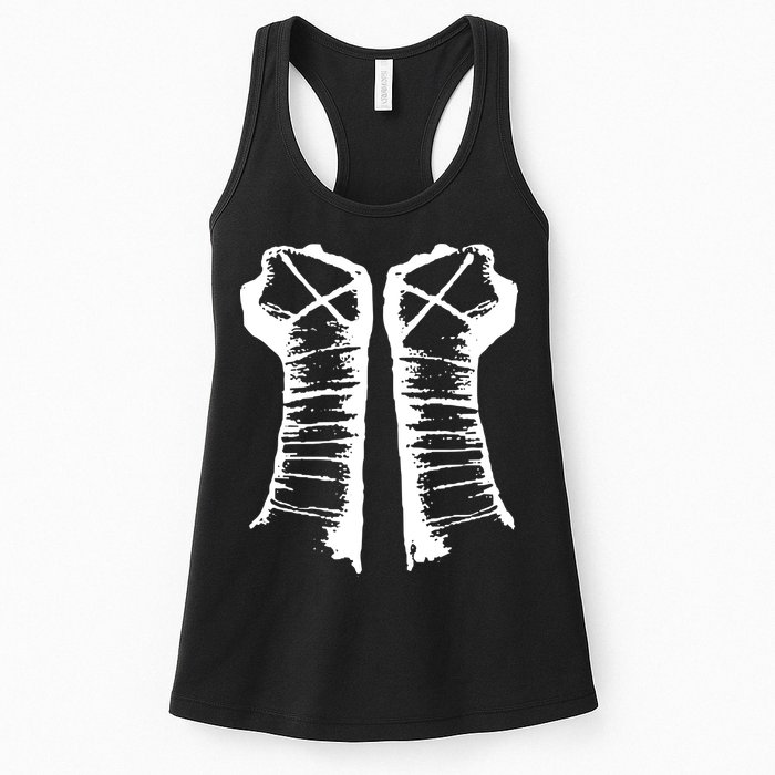 Chalk Line Cm Punk Fists Straight Edge Womens Tank Top