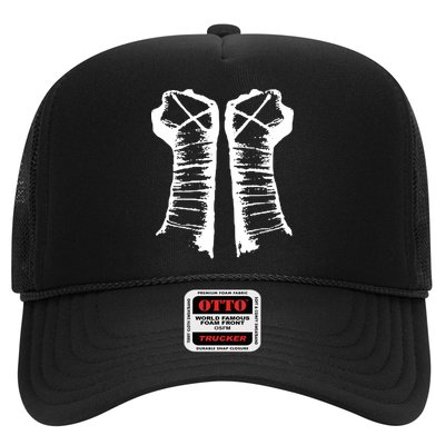 Chalk Line Cm Punk Fists Straight Edge Trucker Hat