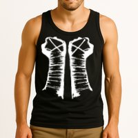 Chalk Line Cm Punk Fists Straight Edge Tank Top