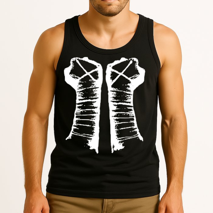 Chalk Line Cm Punk Fists Straight Edge Tank Top