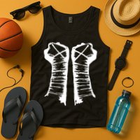 Chalk Line Cm Punk Fists Straight Edge Tank Top