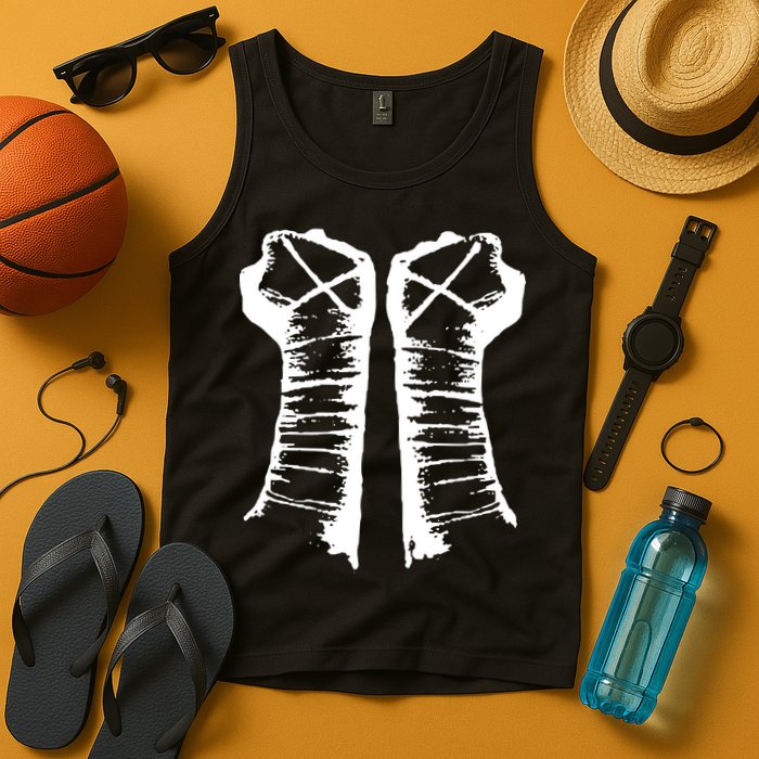 Chalk Line Cm Punk Fists Straight Edge Tank Top