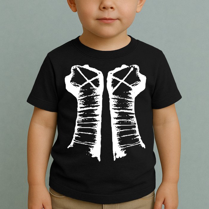 Chalk Line Cm Punk Fists Straight Edge Toddler T-Shirt