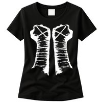 Chalk Line Cm Punk Fists Straight Edge Womens T-Shirt