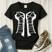 Chalk Line Cm Punk Fists Straight Edge Womens T-Shirt