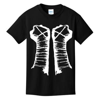 Chalk Line Cm Punk Fists Straight Edge Kids T-Shirt