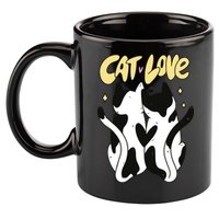 Cat Love Cute Gift 11oz C Handle Ceramic Mug