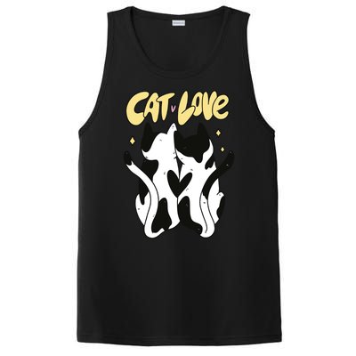 Cat Love Cute Gift PosiCharge Competitor Tank