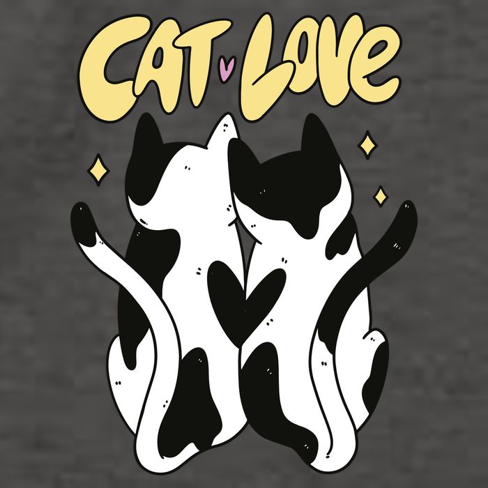 Cat Love Cute Gift Vector Backpack