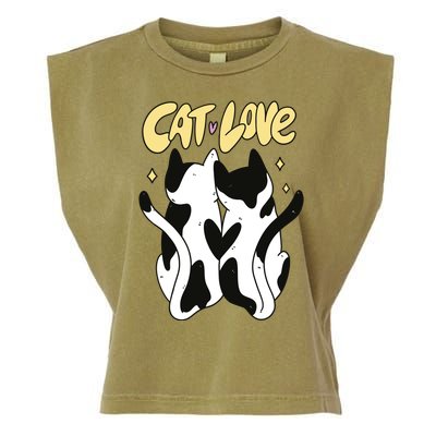 Cat Love Cute Gift Garment-Dyed Women's Muscle Tee