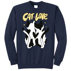 Cat Love Cute Gift Tall Sweatshirt