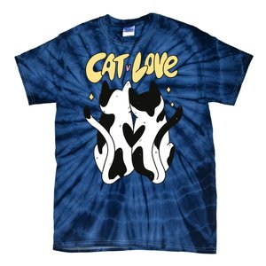 Cat Love Cute Gift Tie-Dye T-Shirt