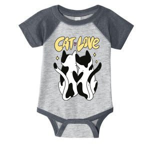 Cat Love Cute Gift Infant Baby Jersey Bodysuit