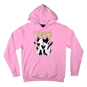 Cat Love Cute Gift Hoodie