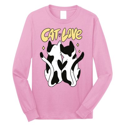 Cat Love Cute Gift Long Sleeve Shirt