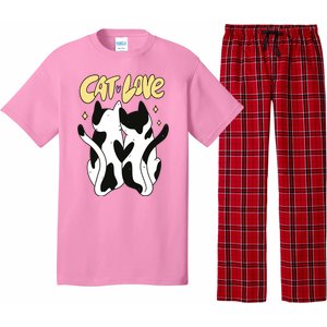 Cat Love Cute Gift Pajama Set