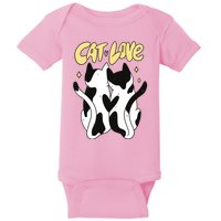 Cat Love Cute Gift Baby Bodysuit