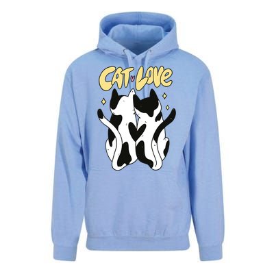 Cat Love Cute Gift Unisex Surf Hoodie