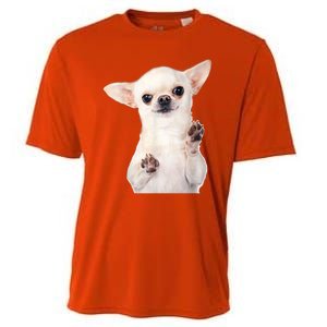 Cute Little Chihuahua Puppy Dog Face For Pet Owners Cooling Performance Crew T-Shirt