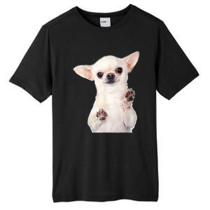 Cute Little Chihuahua Puppy Dog Face For Pet Owners Tall Fusion ChromaSoft Performance T-Shirt