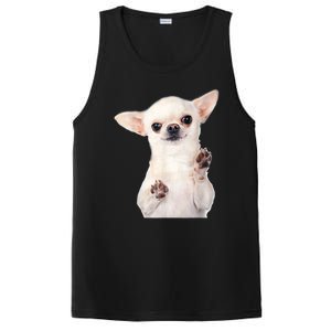 Cute Little Chihuahua Puppy Dog Face For Pet Owners PosiCharge Competitor Tank