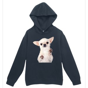 Cute Little Chihuahua Puppy Dog Face For Pet Owners Urban Pullover Hoodie