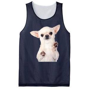 Cute Little Chihuahua Puppy Dog Face For Pet Owners Mesh Reversible Basketball Jersey Tank