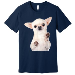 Cute Little Chihuahua Puppy Dog Face For Pet Owners Premium T-Shirt