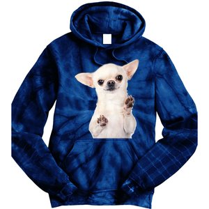 Cute Little Chihuahua Puppy Dog Face For Pet Owners Tie Dye Hoodie