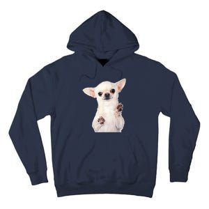 Cute Little Chihuahua Puppy Dog Face For Pet Owners Tall Hoodie