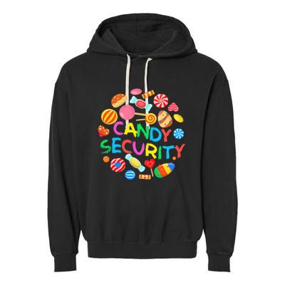 Candy Land Costumes Candy Security Candy Crew Garment-Dyed Fleece Hoodie